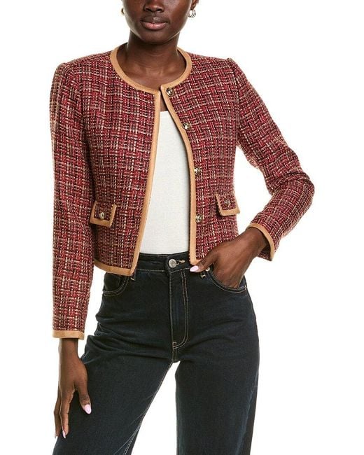 Tahari Embroidered Jacket