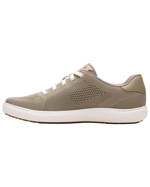 Clarks White Nalle Walk Sneaker