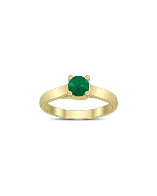 Gem Spark Green 14K 0.45 Ct. Tw. Emerald Ring