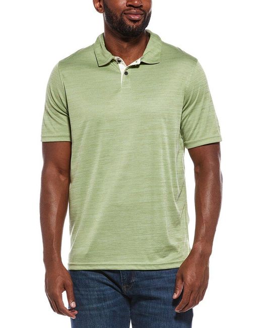 Oakley Green Aero Hydrolix Polo Shirt for men