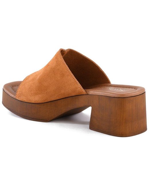 Seychelles Brown Made For Me Leather Slide