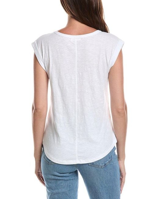 Z Supply White Per Diem T-Shirt