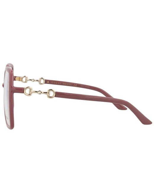 Gucci Brown Fashion 55Mm Optical Frames