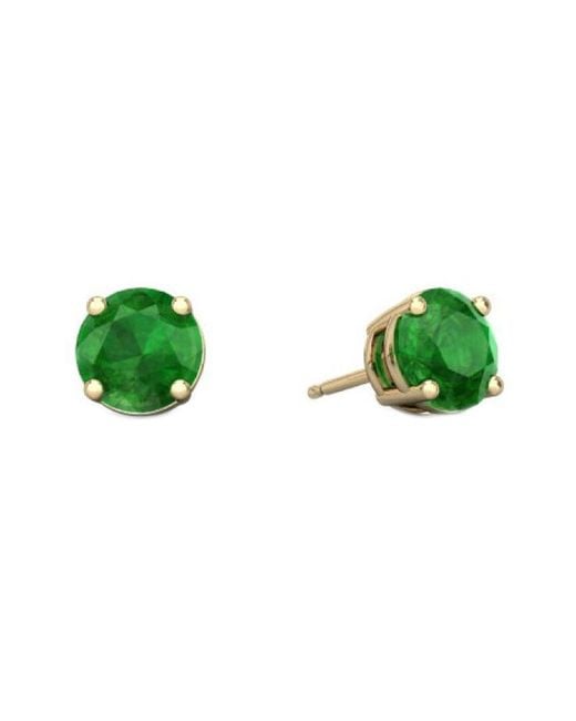 Forever Creations USA Inc. Green Signature Collection 14K 1.40 Ct. Tw. Emerald Studs