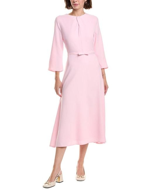 Pascale La Mode Pink Premium Midi Dress