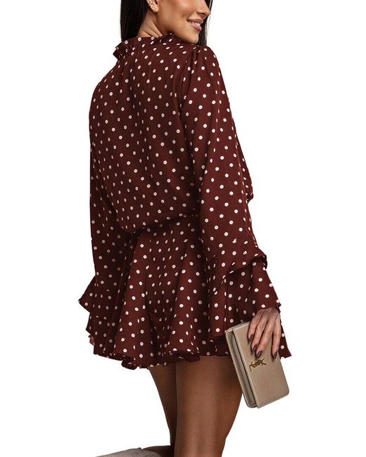 LEON GORI Red Mini Dress