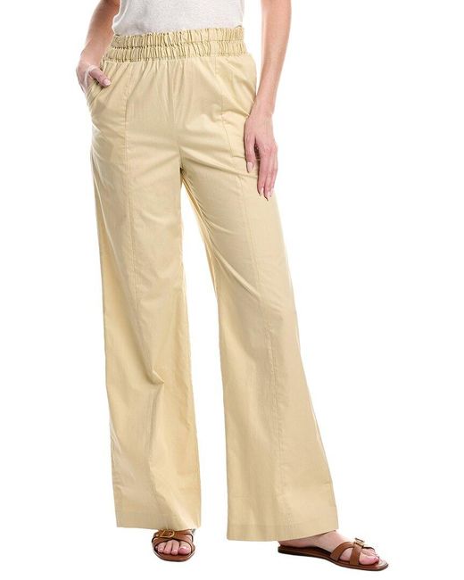 Fabiana Filippi Natural Solid Poplin Easy Pant