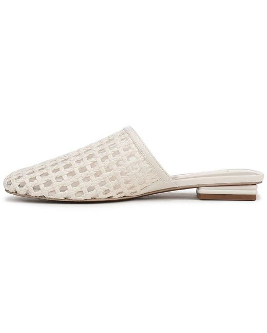 Franco Sarto White Toba Mule