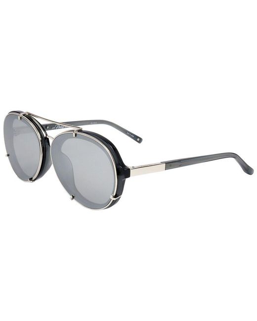 Linda Farrow Metallic 53Mm Sunglasses