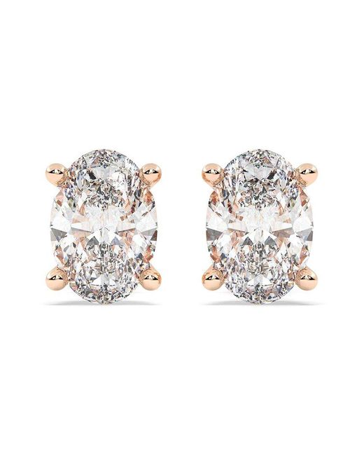 Lab Grown Diamonds White 14K 2.00 Ct. Tw. Lab-Grown Diamond Earrings