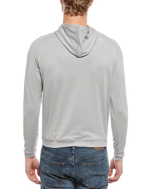 Peter Millar Gray Hoodie for men
