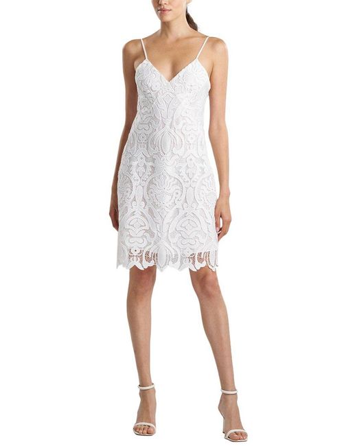 Natori White N Suzani Slip Dress