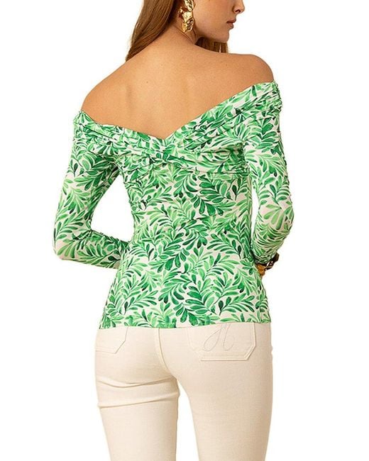 Hale Bob Green Emmie Blouse