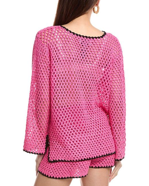 Beach Riot Pink Blaise Top
