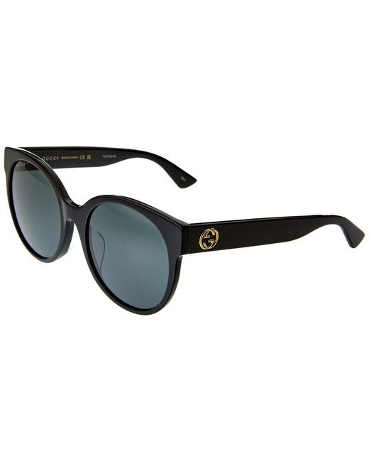 Gucci Black GG0035SAN 56mm Sunglasses