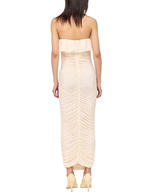 Ronny Kobo White Dominica Maxi Dress
