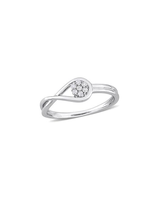 Rina Limor White 0.07 Ct. Tw. Diamond Ring