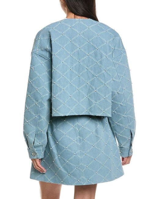 Ramy Brook Blue Bianca Jacket