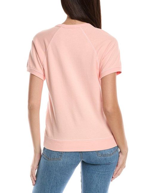 James Perse Multicolor Raglan Pullover
