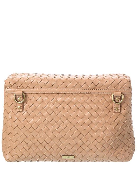 Rafe New York Brown Jamie Leather Crossbody