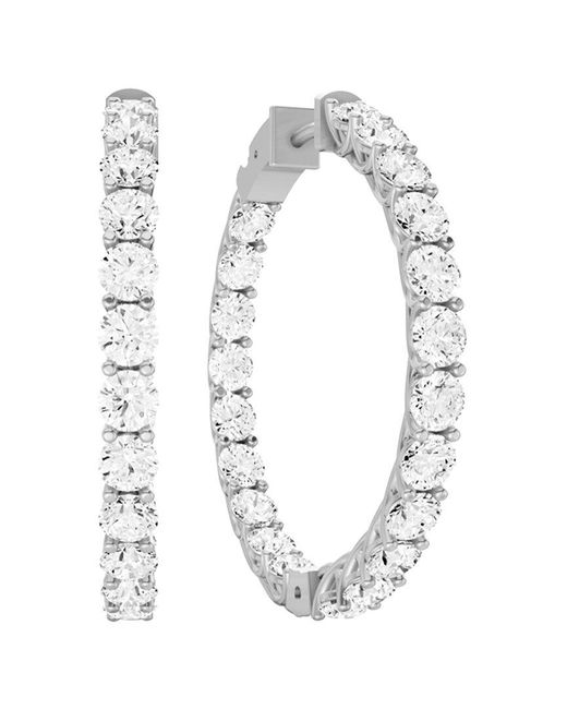 Lab Grown Diamonds White 14K 6.00 Ct. Tw. Lab-Grown Diamond Earrings