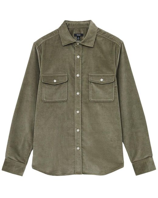 Reiss Green Tucci Twin Pocket Top for men