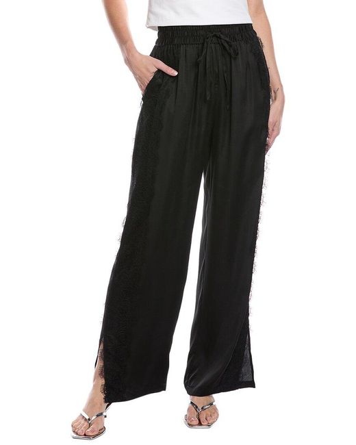 AllSaints Black Tyler Lace Trouser