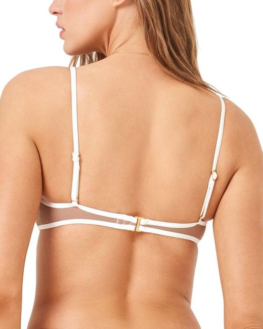LSPACE Brown Selena Swim Top