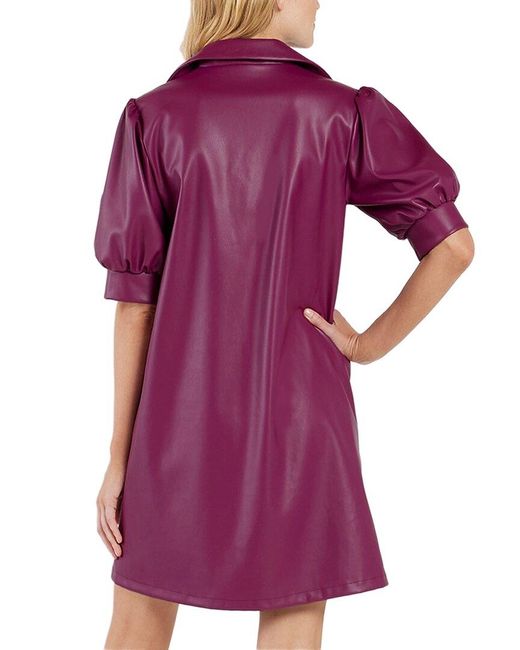 Jude Connally Purple Emerson Swing Dress
