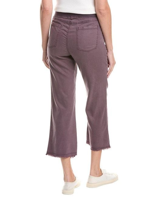 XCVI Purple Lorilei Twill Pant