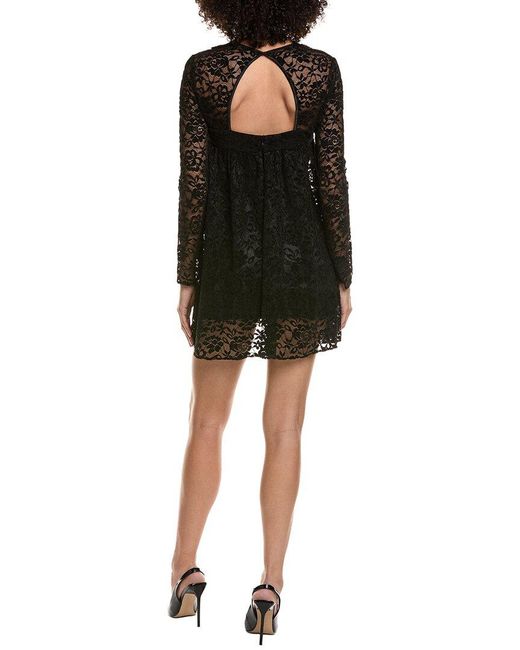 Amanda Uprichard Black Monet Mini Dress