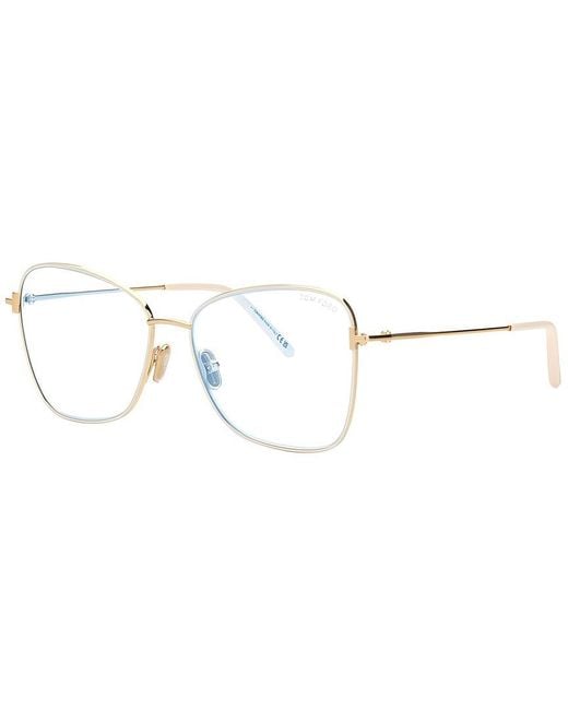 Tom Ford Metallic Ft5906-B 55Mm Optical Frames