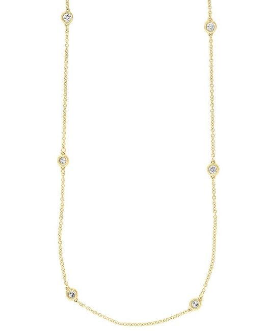 Effy Fine Jewelry White 14K 0.48 Ct. Tw. Diamond Necklace