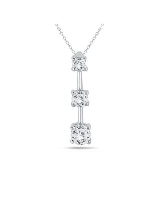 Diamond Select Cuts White 14K 0.96 Ct. Tw. Diamond Necklace