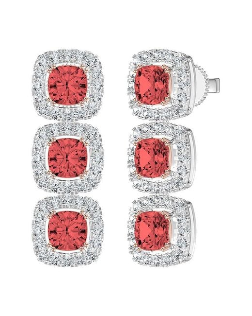 Lab Grown Diamonds White 14K 8.25 Ct. Tw. Lab-Grown Diamond Fashion Earring