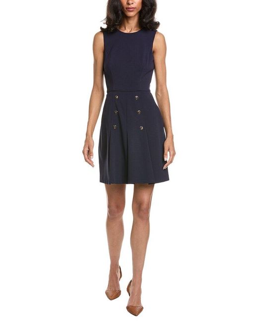 Tahari Blue Mini Dress