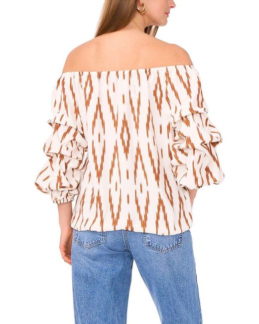 Vince Camuto Blue Bubble Blouse