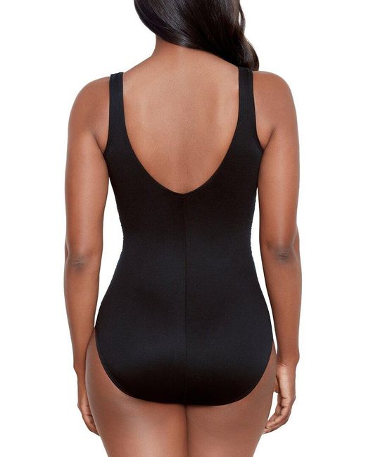 Miraclesuit Black Rock Solid Cherie One-Piece