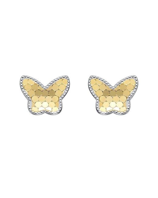 Rachel Glauber Metallic Cz Earrings