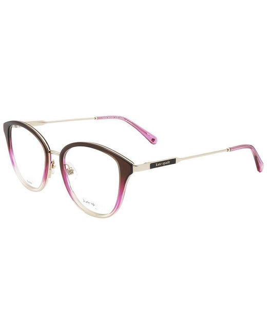 Kate Spade White Hallie 52Mm Optical Frames