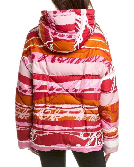 Khrisjoy Red Khris Graffiti Down Jacket