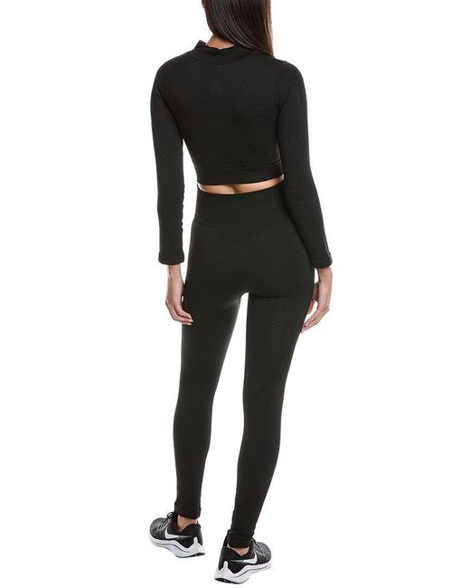 Marion Black 2pc Jacket & Legging Set