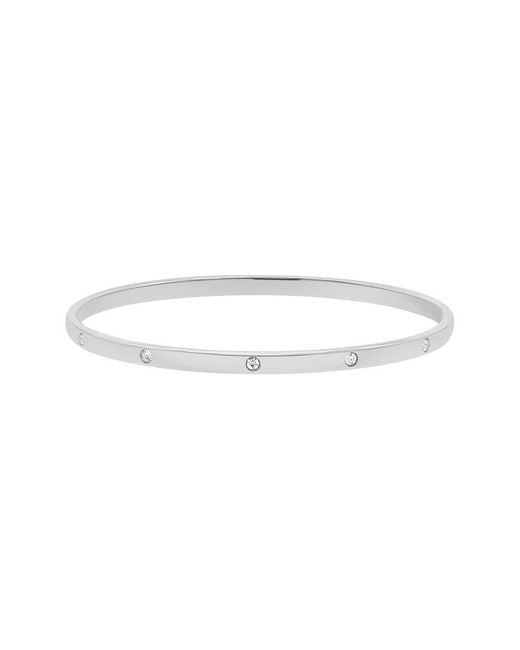 Adornia White Plated Bracelet