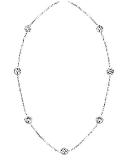 Lab Grown Diamonds White 14K 5.00 Ct. Tw. Lab-Grown Diamond By The Yard Necklace
