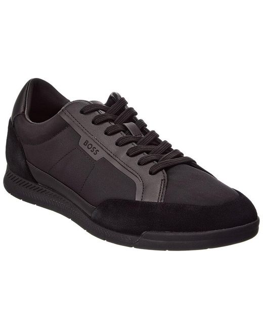 Boss Black Nitan Leather Sneaker for men