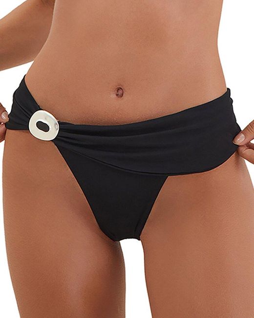 ViX Black Solid Sama Cheeky Bottom
