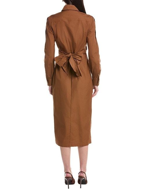 Max Mara Brown Sheath Dress