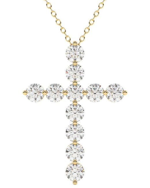 Diamond Select Cuts White 14K 0.50 Ct. Tw. Diamond Pendant Necklace