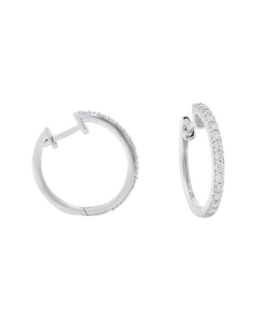 Diana M Metallic 14k 0.78 Ct. Tw. Diamond Earrings