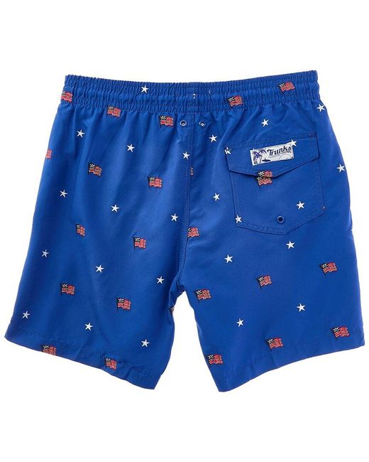 Trunks Surf & Swim Blue Sano Swim Trunk for men